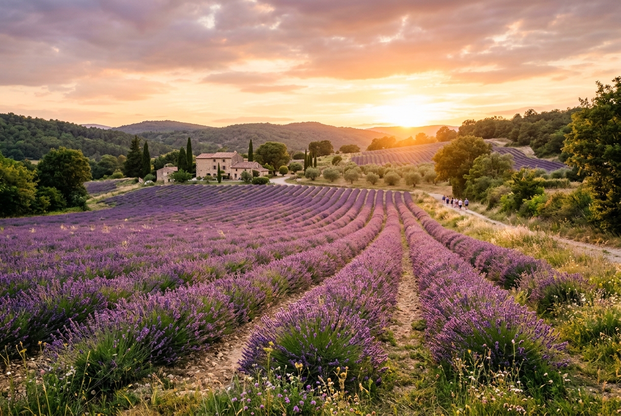 Campo de Lavanda Orgánico